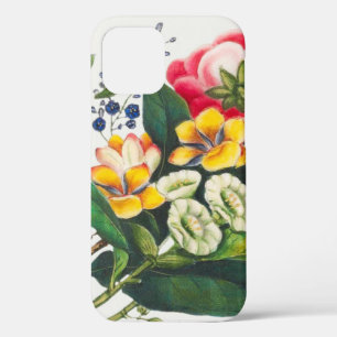 Funda Para iPhone 12 Ilustracion Botánico de Flores