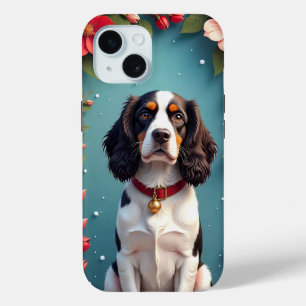 Funda Para iPhone 15 Ilustración caprichosa de perro de dibujos animado