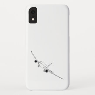 Funda Para iPhone XR ilustracion con tinta de avión