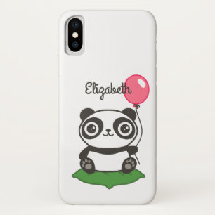 Funda Para iPhone X Ilustracion Cute Panda