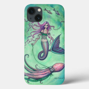 title_seo2 Ilustración de arte de fantasía de sirena y pulpo