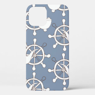 Funda Para iPhone 12 Ilustracion de cosecha sin soldadura rueda de patr