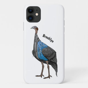 Funda Para iPhone 11 ilustración de dibujos animados de ave gallina de