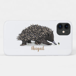 Funda Para iPhone 11 Ilustración de dibujos animados de equidna lindo c