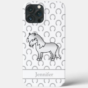 Funda Para iPhone 13 Pro Max Ilustración de dibujos animados de poni Shetland g