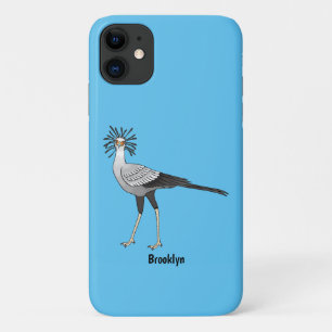 Funda Para iPhone 11 ilustración de dibujos animados del secretario