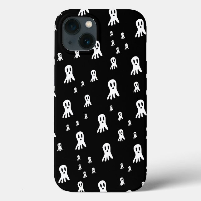Funda De Case-Mate Para iPhone Ilustración de fantasmas góticos espeluznantes (Reverso )