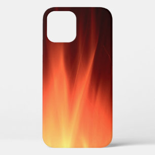 Funda Para iPhone 12 Ilustracion de fuego rojo