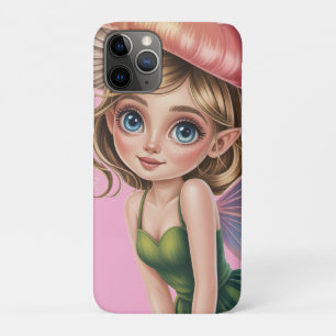 Funda Para iPhone 11 Pro Ilustración de hada del bosque con sombrero de hon