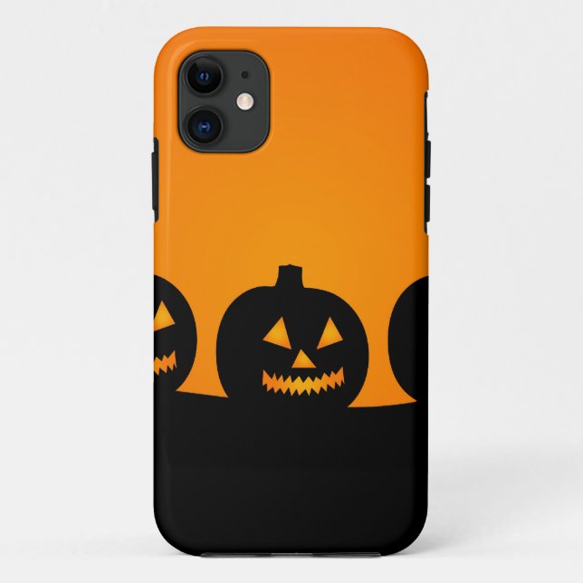 Funda De Case-Mate Para iPhone Ilustracion de Halloween (Reverso)