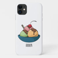 Ilustracion de helado personalizado