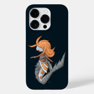 Funda Para iPhone 14 Pro De Case-Mate Ilustración de la sirena moderna del ciberpunk