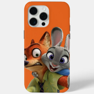 Funda Para iPhone 15 Pro Max Ilustración de Nick y Judy Zootopia Adorable