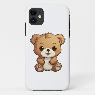 Funda Para iPhone 11 ilustracion de oso personalizado