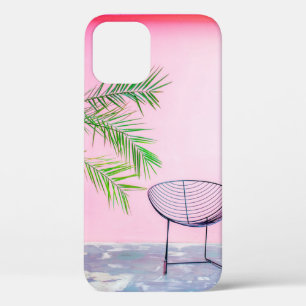 Funda Para iPhone 12 Ilustracion de palmeras verdes y negras