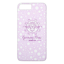 Funda Para iPhone 8 Plus/7 Plus Ilustracion de perro de caricatura para Grooming