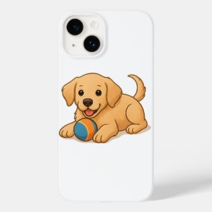 Funda Para iPhone 14 De Case-Mate ilustracion de perro niños de arte de perros reali