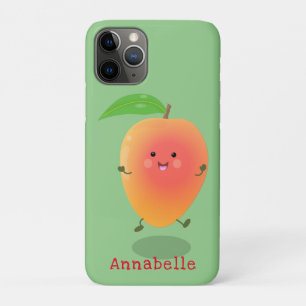 Funda Para iPhone 11 Pro Ilustracion de personalizado amarillo de mango ale