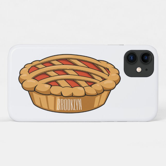 Funda De Case-Mate Para iPhone Ilustracion de personalizado circular (Reverso (horizontal))