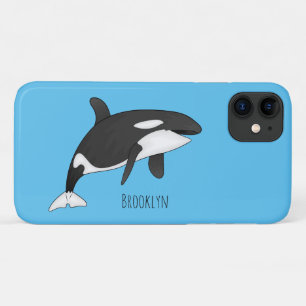 Funda Para iPhone 11 Ilustracion de personalizado de ballenas asesina