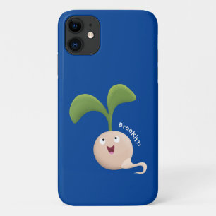 Funda Para iPhone 11 Ilustracion de personalizado de brote de semillas