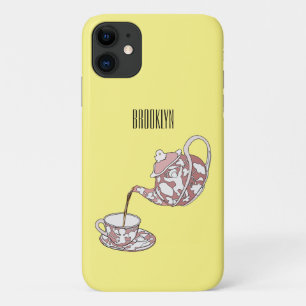 Funda Para iPhone 11 Ilustracion de personalizado de conjunto de equipo