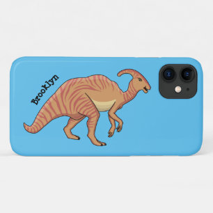 Funda Para iPhone 11 Ilustracion de personalizado de dinosaurios de par