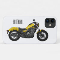 Ilustracion de personalizado de motocicleta de cru