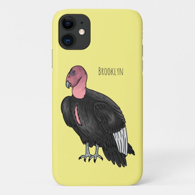 Funda De Case-Mate Para iPhone Ilustracion de personalizado de pájaro del cóndor  (Reverso)