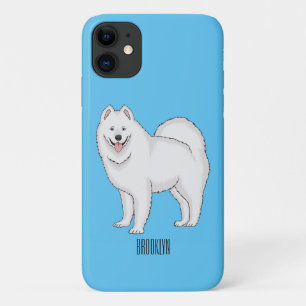 Funda Para iPhone 11 Ilustracion de personalizado de perro de Samoyed