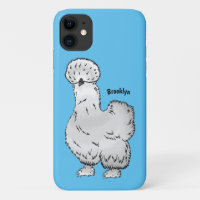 Ilustracion de personalizado de pollo de Silkie