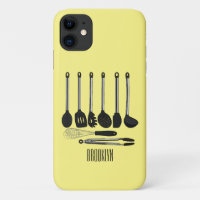 Ilustracion de personalizados utensiales de cocina
