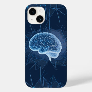 Funda Para iPhone 14 De Case-Mate Ilustracion de red cerebral - red neural