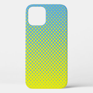 Funda Para iPhone 12 Ilustración de semitono pop, arte, patrón, cómic,