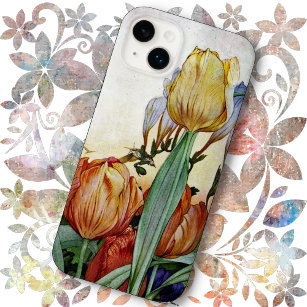 Funda Para iPhone 14 Plus De Case-Mate Ilustracion de tulipán vintage - Estuche Samsung /
