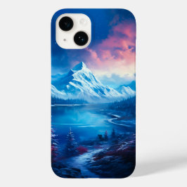 Funda Para iPhone 14 De Case-Mate Ilustracion de Winter Lake