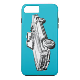 Funda Para iPhone 8 Plus/7 Plus Ilustración del coche convertible Mercedes Benz 28