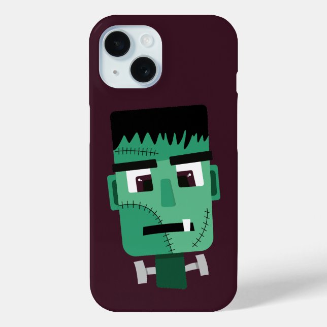 Funda De Case-Mate Para iPhone Ilustración del Monstruo de Frankenstein (Reverso )