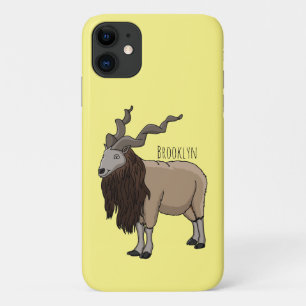 Funda Para iPhone 11 Ilustracion del personalizado de cabras Markhor