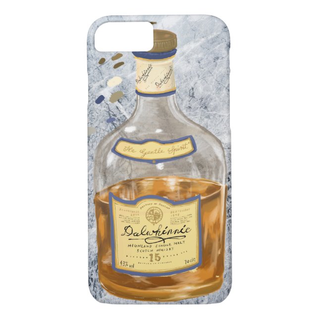 Funda De Case-Mate Para iPhone Ilustracion del whisky de DALWHINNIE (Reverso)