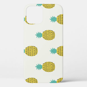 Funda Para iPhone 12 Ilustracion Divertido Vintage Pineapple Seamless.