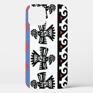 Funda Para iPhone 12 Ilustracion étnico nativo americano