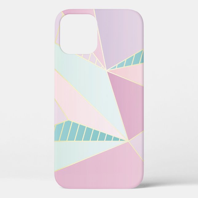 Funda De Case-Mate Para iPhone (ilustracion) fondo de línea dorada, arti abstract (Reverso )