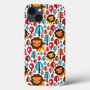 Funda Para iPhone 13 ilustracion infantil retro lindo