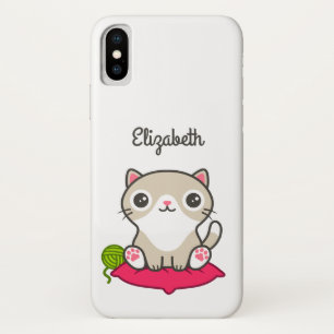 Funda Para iPhone X Ilustracion Kitty
