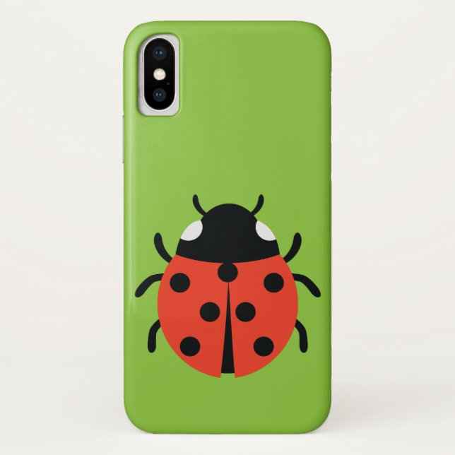 Funda De Case-Mate Para iPhone Ilustracion Ladybug (Reverso)