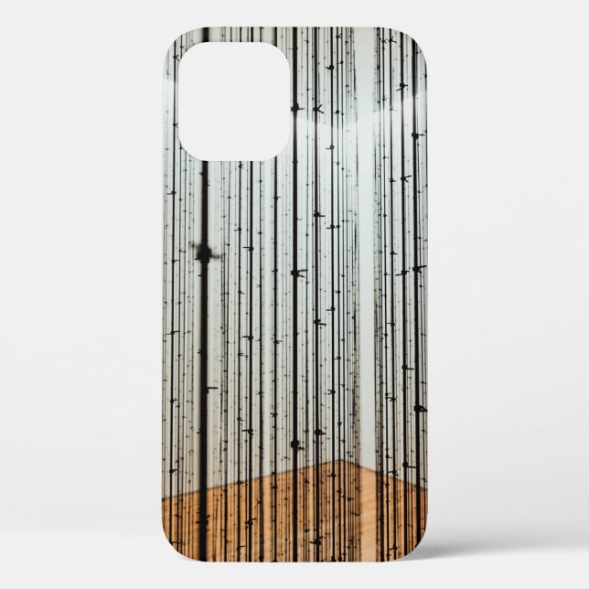 Funda De Case-Mate Para iPhone Ilustracion marrón y negro (Reverso )