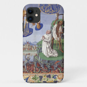 Funda Para iPhone 11 Ilustración medieval de San Bernardo de Clairvaux
