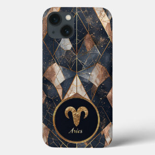 Funda Para iPhone 13 Ilustración moderna de Aries zodiacal abstracta