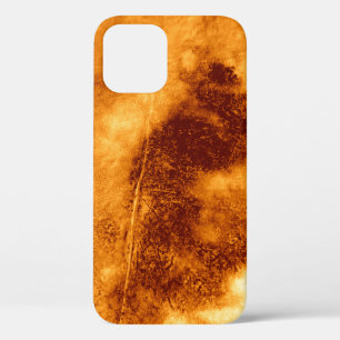 Funda Para iPhone 12 Ilustracion Ochre Tie Dye. Textura abstracta. Suci
